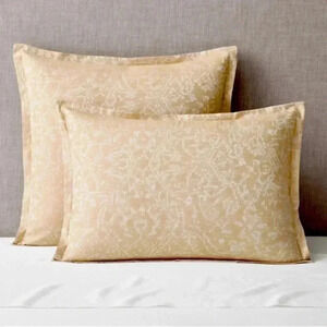 KING Size Pillow Case ITALIAN OUSHAK JACQUARD SHAM - New - 100%Cotton - RH